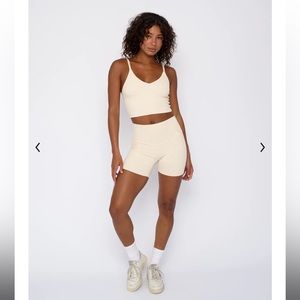 SKATIE ribbed bike shorts